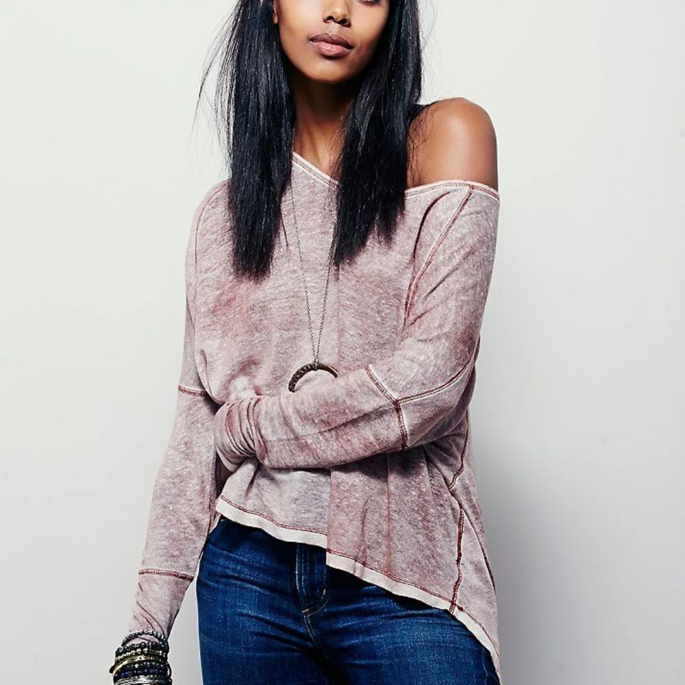 Free People XS Macchiato Linen Tee